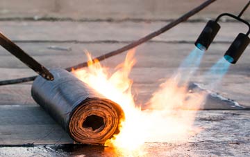 The Den asphalt flat roofing repairs