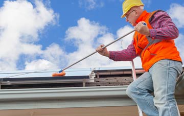 The Den soft wash roof cleaning